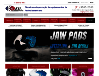 kgesportes.com.br screenshot