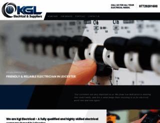 kgl-electrical.co.uk screenshot