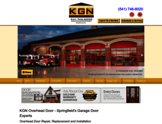 kgnoverheaddoor.com screenshot