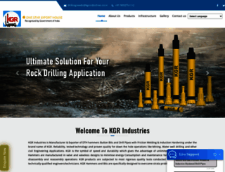 kgrindustries.co.in screenshot