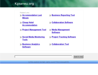kgsaneu.org screenshot
