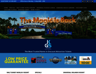 kgstickets.com screenshot