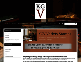 kgvstamps.com.au screenshot