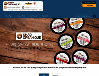 khadiherbalproducts.com screenshot