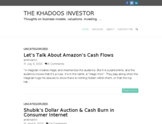 khadoosinvestor.com screenshot