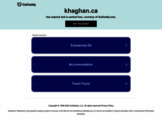 khaghan.ca screenshot