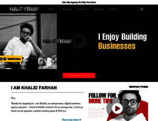 khalidfarhan.com screenshot
