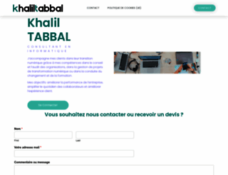 khalil-tabbal.com screenshot