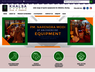 khalsa.co.in screenshot