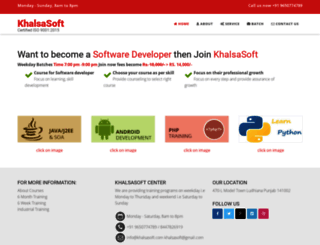 khalsasoft.com screenshot