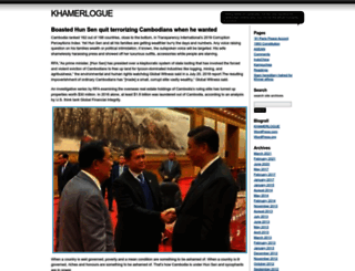 khamerlogue.wordpress.com screenshot