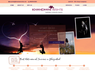 khandaanirishta.com screenshot