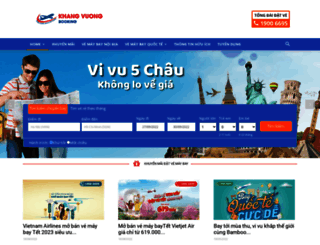 khangvuongbooking.com screenshot