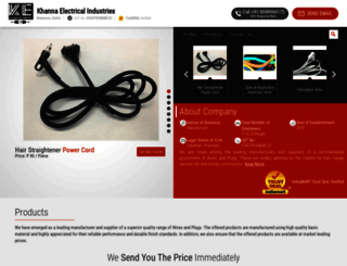 khannaelectrical.com screenshot