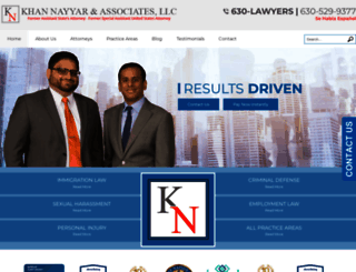 khannayyarlaw.com screenshot