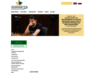 khantymansiysk2013.fide.com screenshot