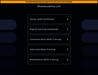 khazaacademy.com screenshot