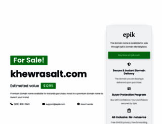 khewrasalt.com screenshot
