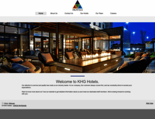 khghotels.com screenshot