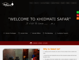 khidmatisafar.com screenshot