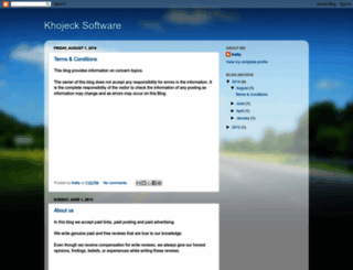 khojeck-software.blogspot.com screenshot