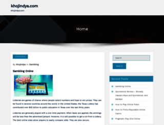 khojindya.com screenshot