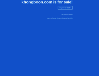 khongboon.com screenshot
