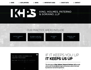 khpslaw.com screenshot