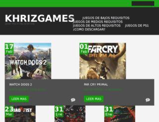 khrizgames.com screenshot