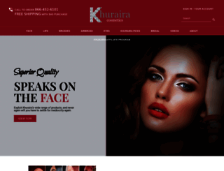 khurairacosmetics.com screenshot