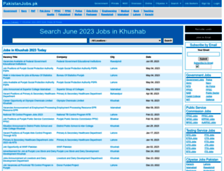 khushab.pakistanjobs.pk screenshot