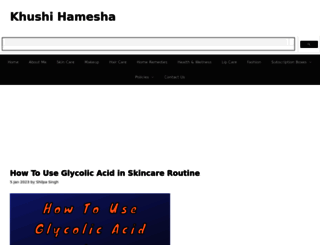 khushihamesha.com screenshot