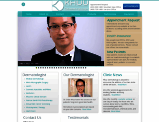 khuudermatology.com screenshot
