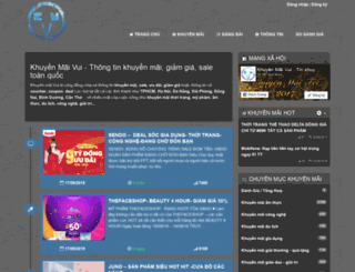 khuyenmaivui.com screenshot