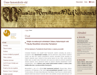 khv.upce.cz screenshot
