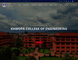 khwopa.edu.np screenshot
