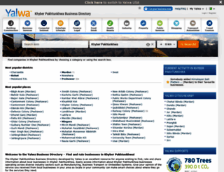 khyberpakhtunkhwa.yalwa.com.pk screenshot