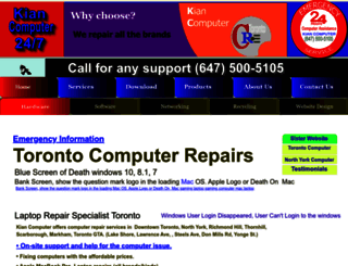 kiancomputer.com screenshot