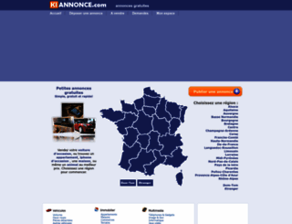 kiannonce.com screenshot