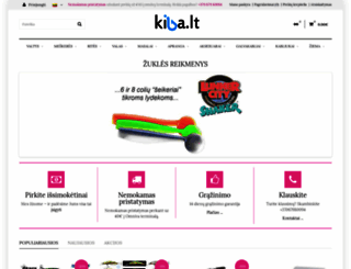 kiba.lt screenshot