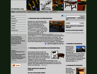 kickerbau.org screenshot