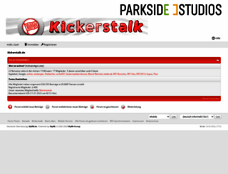 kickerstalk.de screenshot