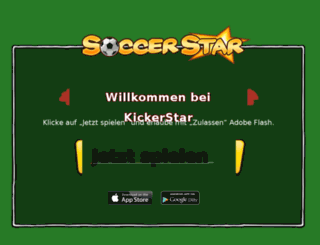 kickerstar.prosiebengames.de screenshot