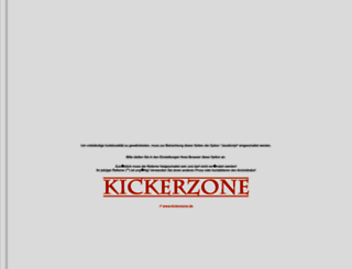 kickerzone.de screenshot