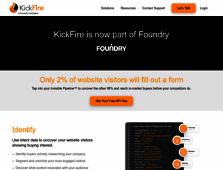 kickfire.com screenshot