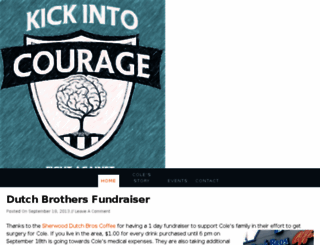 kickintocourage.org screenshot