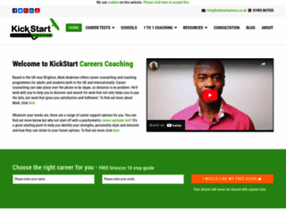 kickstartcareers.co.uk screenshot