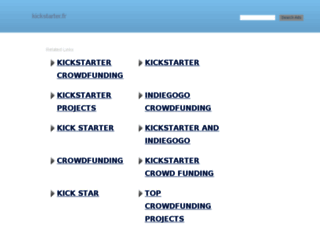 kickstarter.fr screenshot