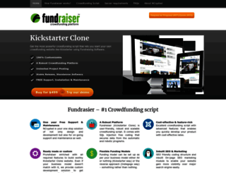 kickstarterscript.com screenshot