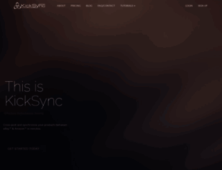 kicksync.com screenshot
